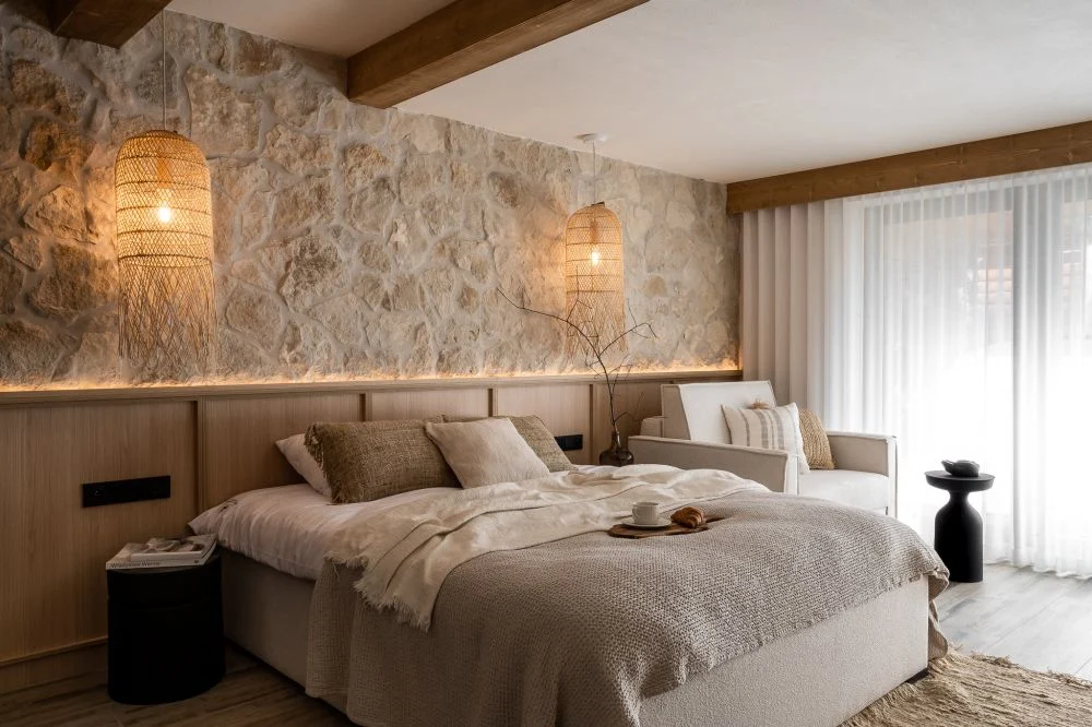 Pokój trzyosobowy z tarasem Wabi Sabi NR 6