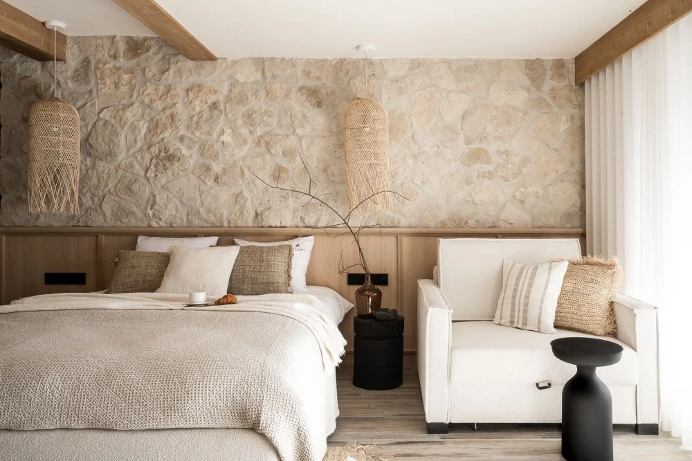 Pokój trzyosobowy z tarasem Wabi Sabi NR 6